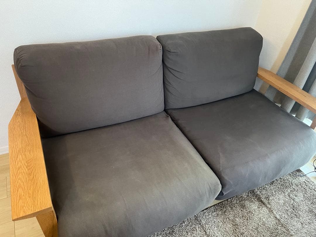 最終値下！【送料込】無印良品ソファ本体木製フレーム 2.5シーター ソファ本体木製フレーム | 無印良品