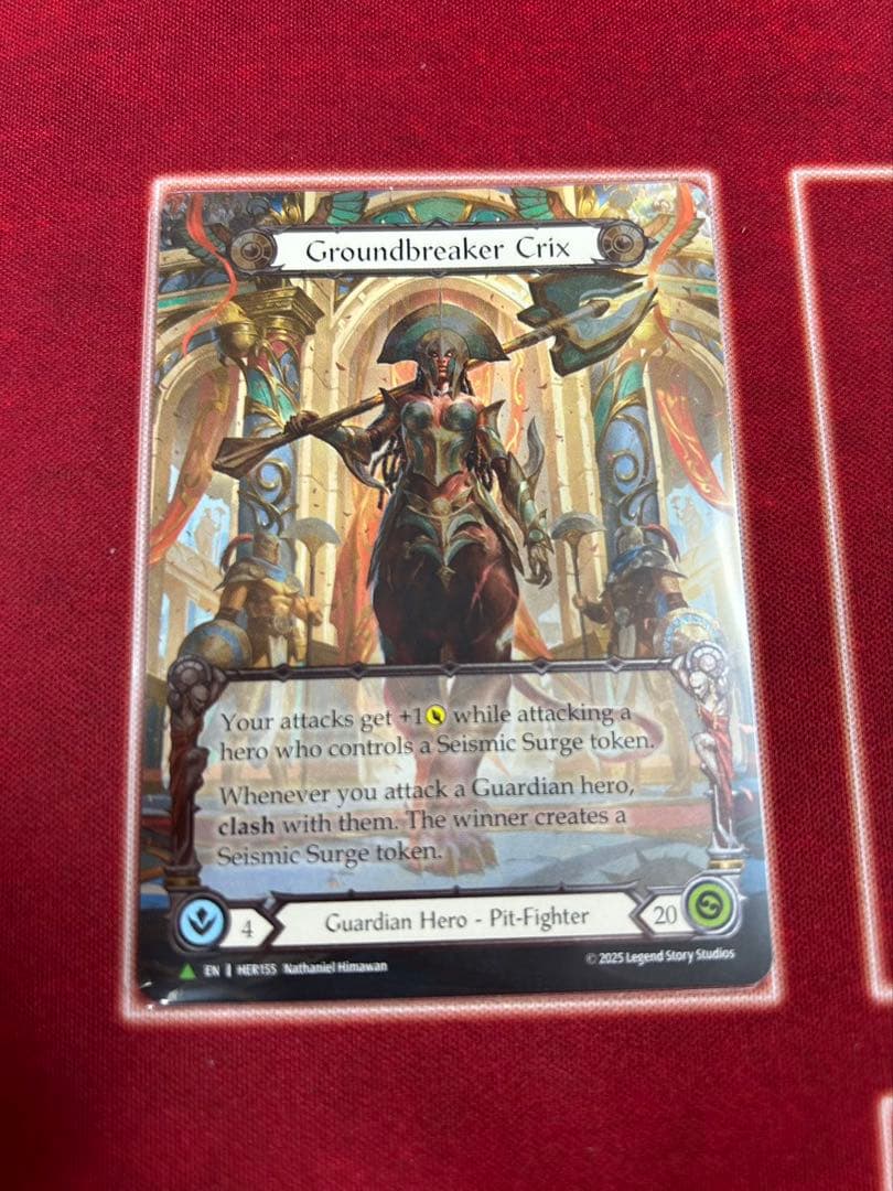 その他 FAB Groundbreaker Crix cold foil