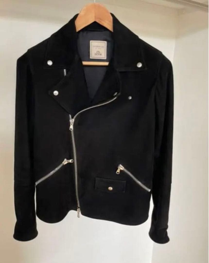 定価約18万　tomorrow land × denim ライダース　ダブル　黒