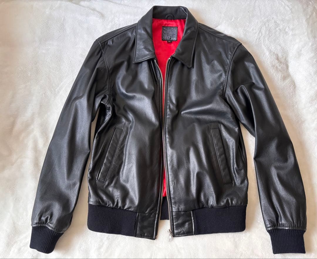 KADOYA カドヤ K’S LEATHER 牛革 レザージャケット ブラック