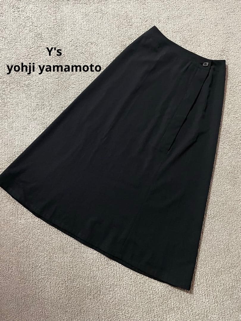 Y's yohji yamamoto ワイズ　ヨウジヤマモト　スカート 美品】 Y's / ワイズヨウジヤマモト | 2018AW | トリアセテート