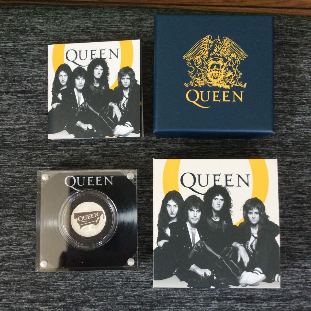 【レア】Queen クイーン 2020 記念硬貨 記念 シルバー 銀 QUEEN 1ポンド銀貨｜伝説のロックバンドの軌跡を刻むコインの価値｜金