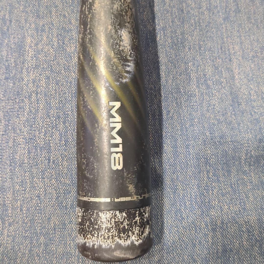 少年軟式MM18 軟式バット ブラック/ゴールド