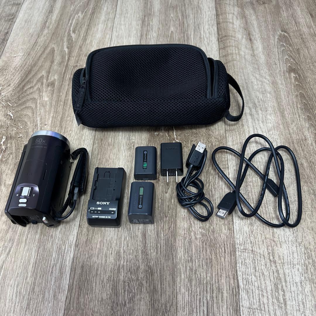 SONY HDR-CX675　収納バック 三脚付き