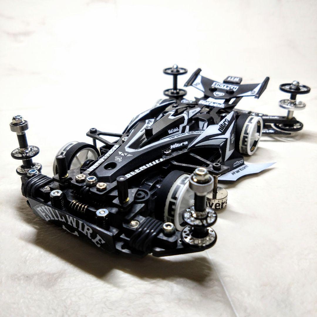 ミニ四駆 完成品 アズール アバンテMKⅢ MSフレキ シロクロ - メルカリ