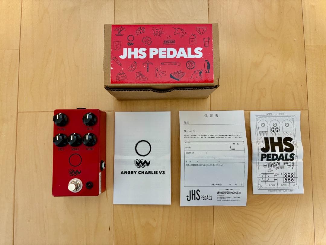【新品同様】JHS Pedals/Angry Charlie V3【付属品完備】