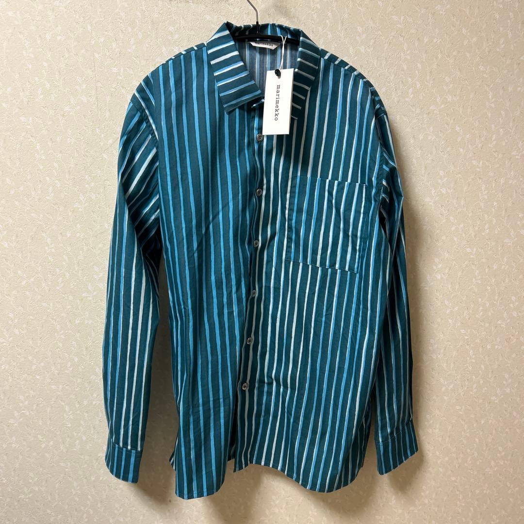 マリメッコ marimekko 長袖ストライプシャツ