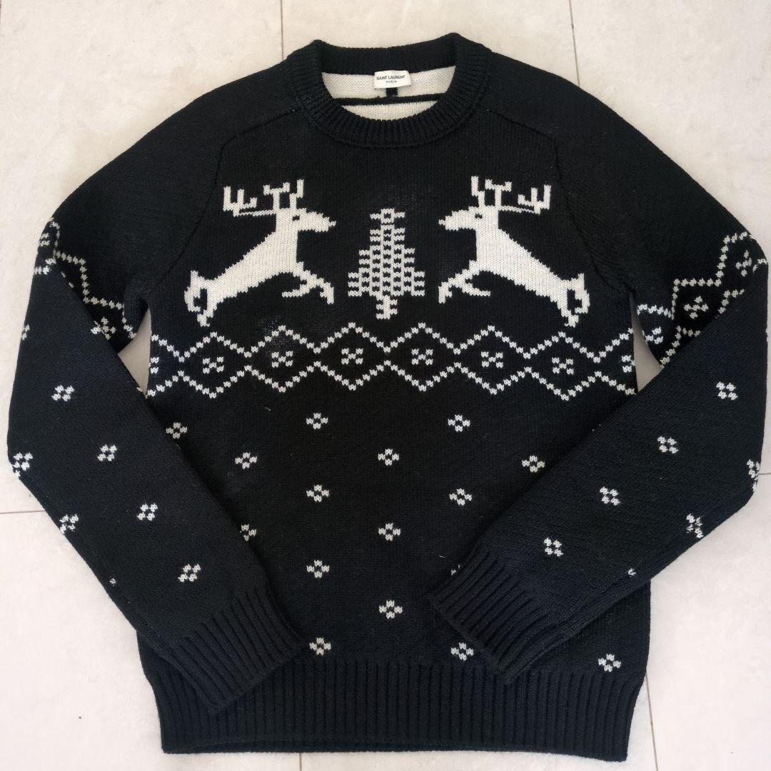 サンローラン　ノルディックセーター