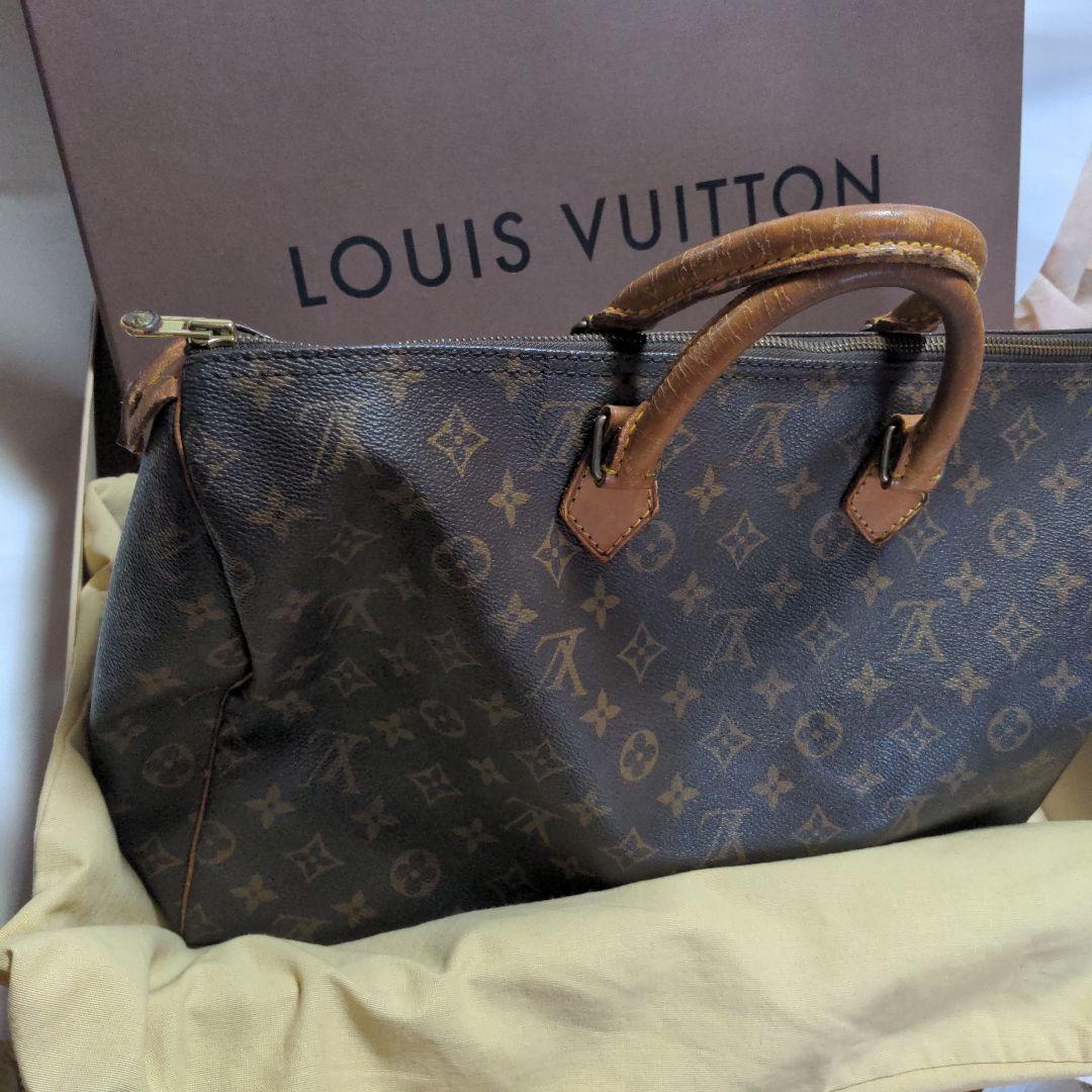 Louis Vuitton ボストンバッグ ブラウン　スピーディー　モノグラム