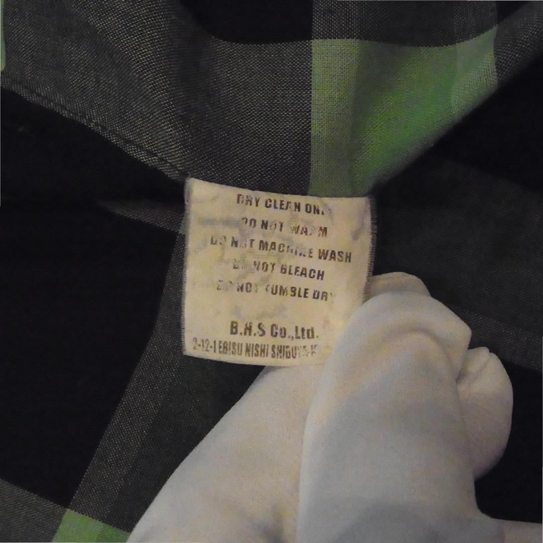 Size【M】RATS ラッツ バッファローチェック シャツ ライムグリーン 緑