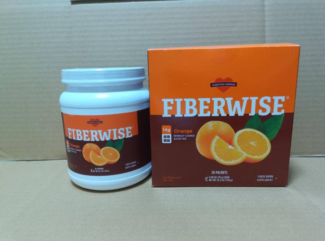 ファイバーワイズ シトラスオレンジ 750g + 30本入 2点セット