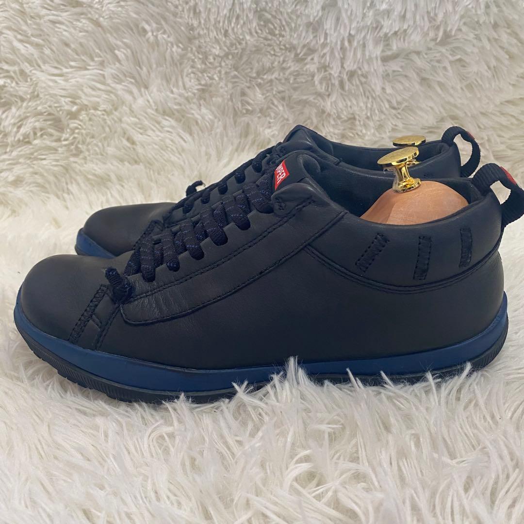 CAMPER レザースニーカー ペウピスタ GORE-TEX 黒 カンペール箱付