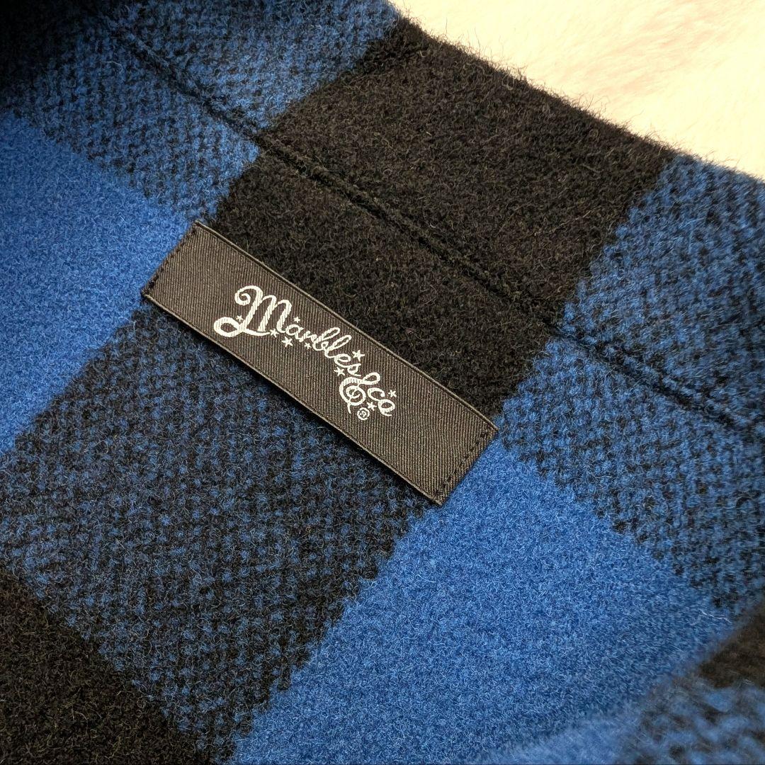 美品】マーブルズ Marbles 9STARS バッファロージャケット 青黒 - メルカリ