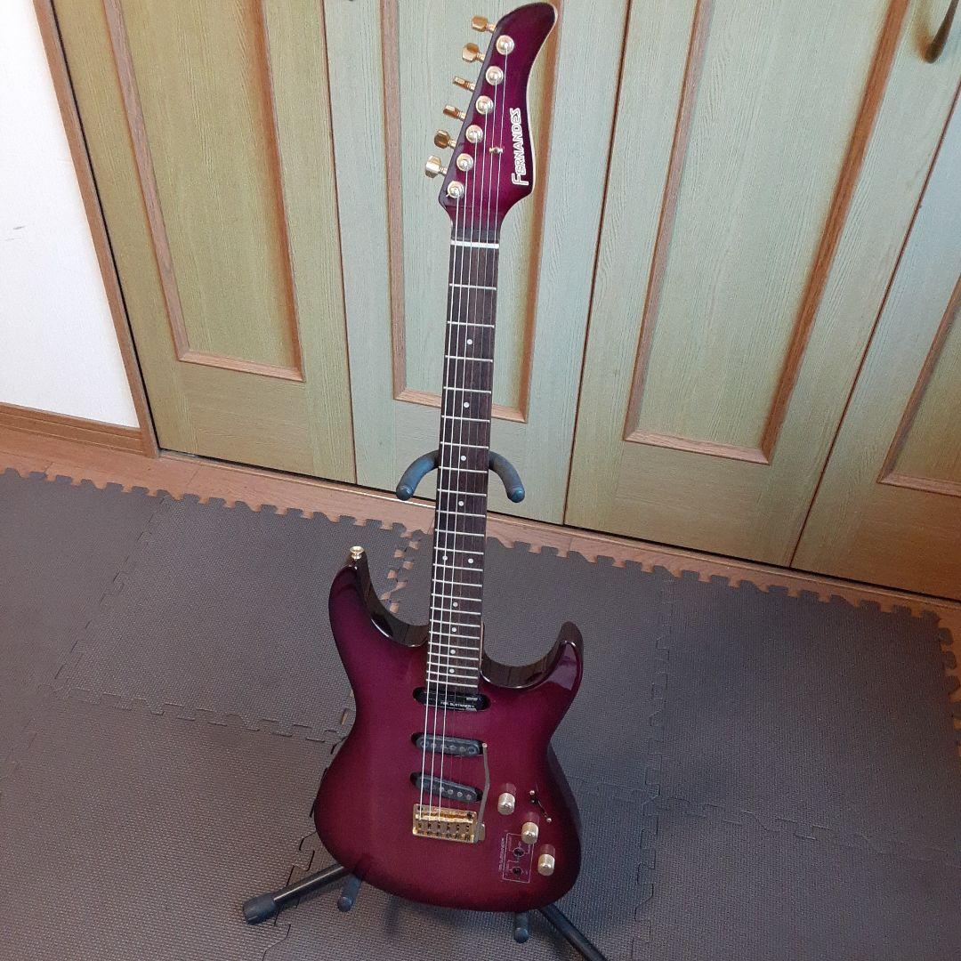 FERNANDES エレキ　サスティナー 付きギターパープル　ゴトーペグ FERNANDES（フェルナンデス） Fernandes SFR-512 Electric Guitar