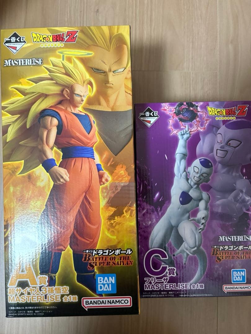 一番くじ ドラゴンボール A賞 超サイヤ人3孫悟空 C賞 フリーザ