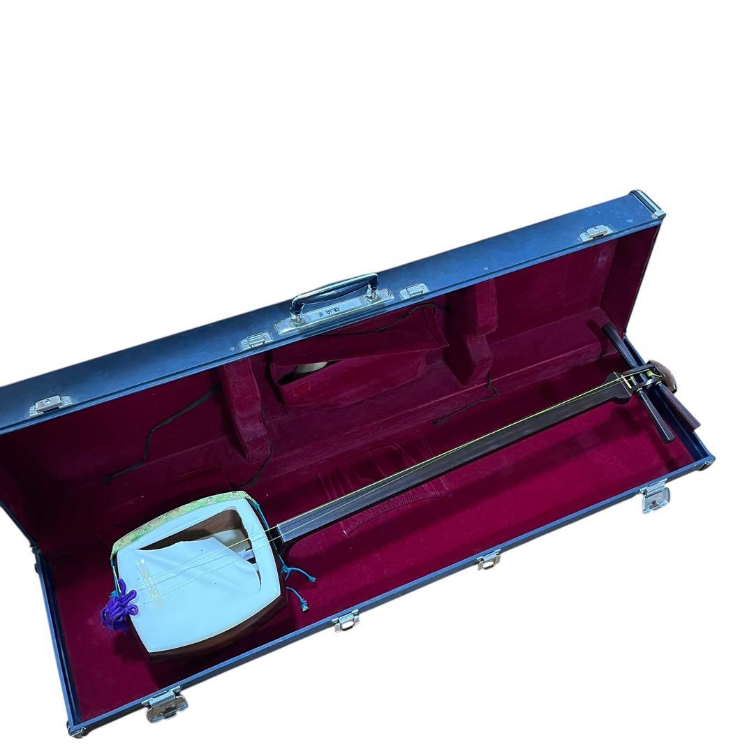 三味線 本体 3弦 白 ケース付き 津軽三味線 6点セット | 三味線と三線の販売 三味線教室/しゃみせん楽家