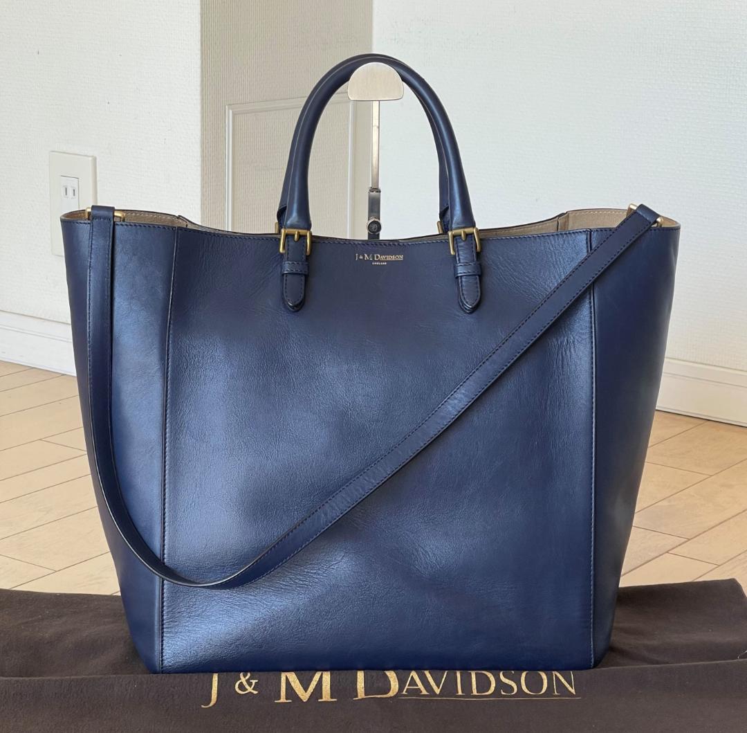 【美品・定価273900円】J&M Davidson オリヴィアトール ネイビー