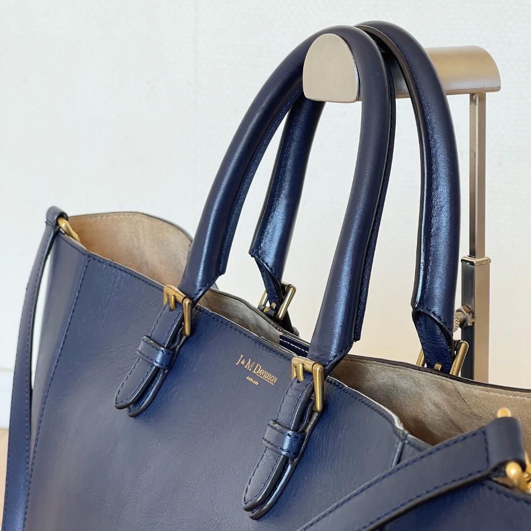 【美品・定価273900円】J&M Davidson オリヴィアトール ネイビー