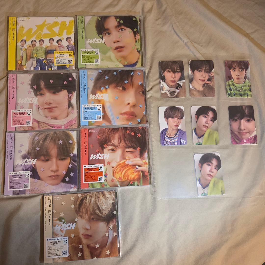 NCTWISH WISH 初回限定盤+通常盤 7枚セット - メルカリ
