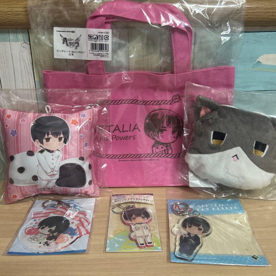 ヘタリア ランチトート　ポシェット　アクリルキーホルダー　クッションストラップ ヘタリア ランチトート ポシェット アクリルキーホルダー クッション