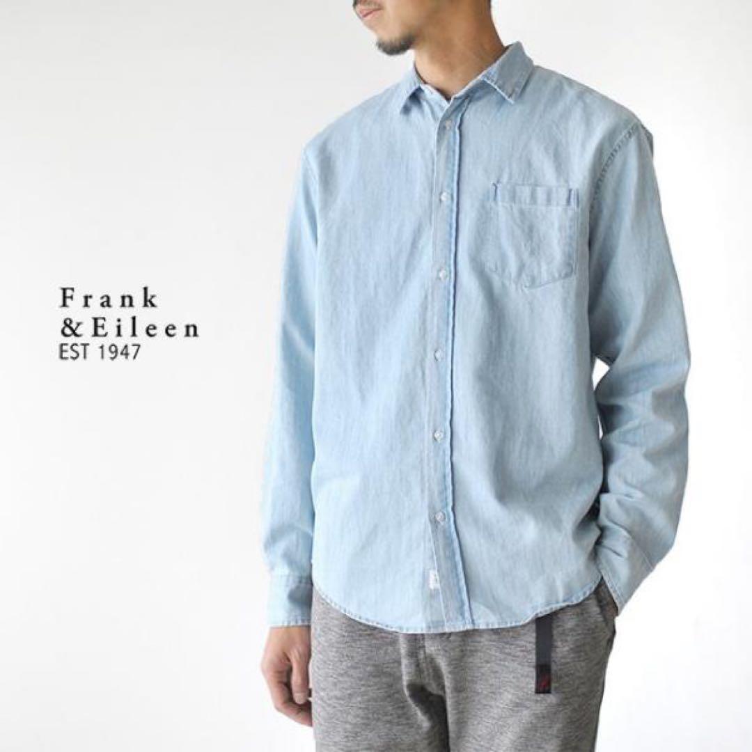 トップス Frank&Eileen LUKE STONENASHED INDIGO DEN Luke, Men's Button-Up Shirt, Stonewashed Indigo Denim | Frank & Eileen