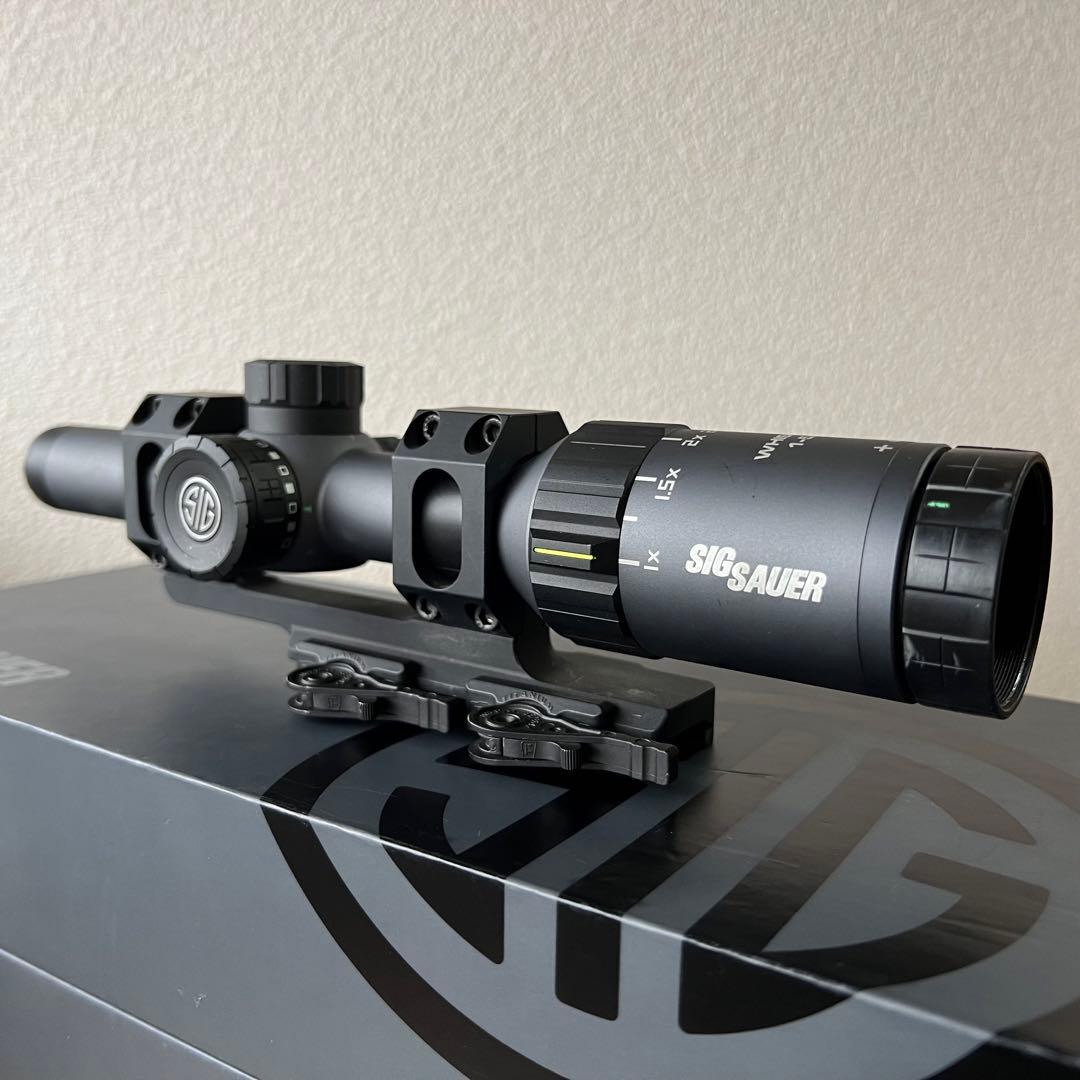【実物】Sig Sauer WHISKEY5 1-5X20mm ライフルスコープ