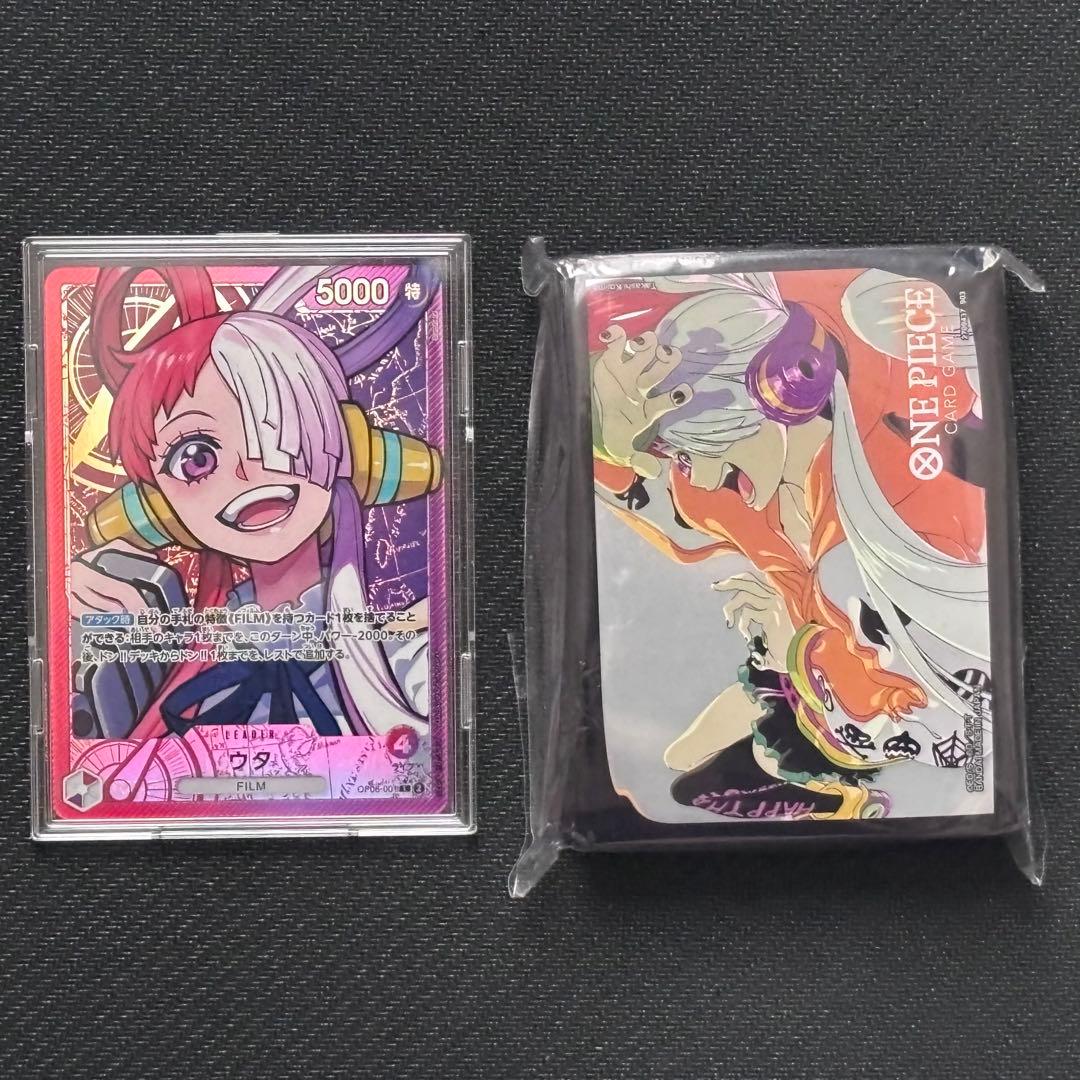 ワンピースカード ウタ リーダーパラレル スリーブセット - メルカリ