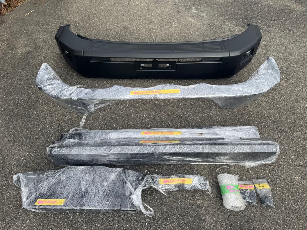 再再販ランドクルーザー70 GDJ76のフロントバンパーセット！ V-VISION ランドクルーザー70 2023年再再販モデル フロントバンパー