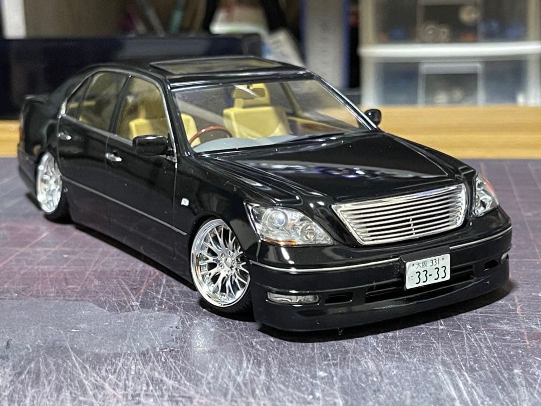 1/24 アオシマ製★UCF31セルシオ★完成品‼️