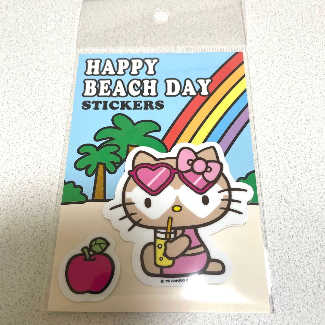 沖縄 限定 日焼けキティ ステッカー ハローキティ サンリオ キティ