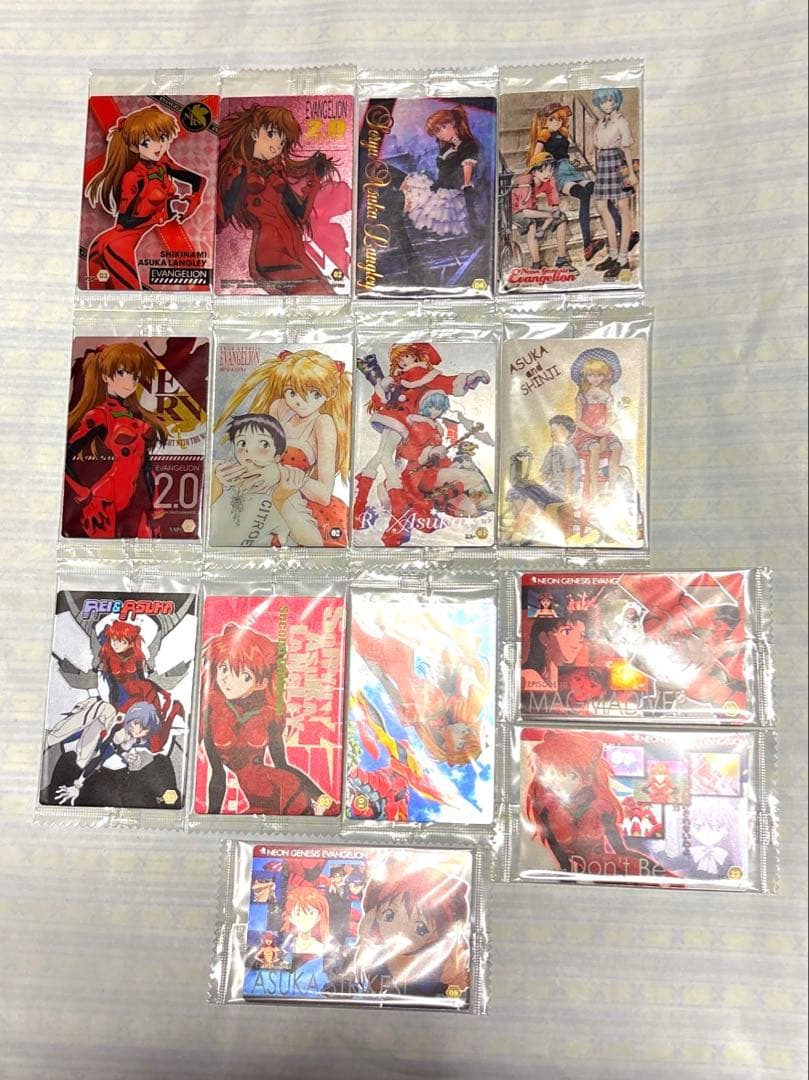 エヴァンゲリオン ウエハース カード 未開封 合計14枚 - メルカリ