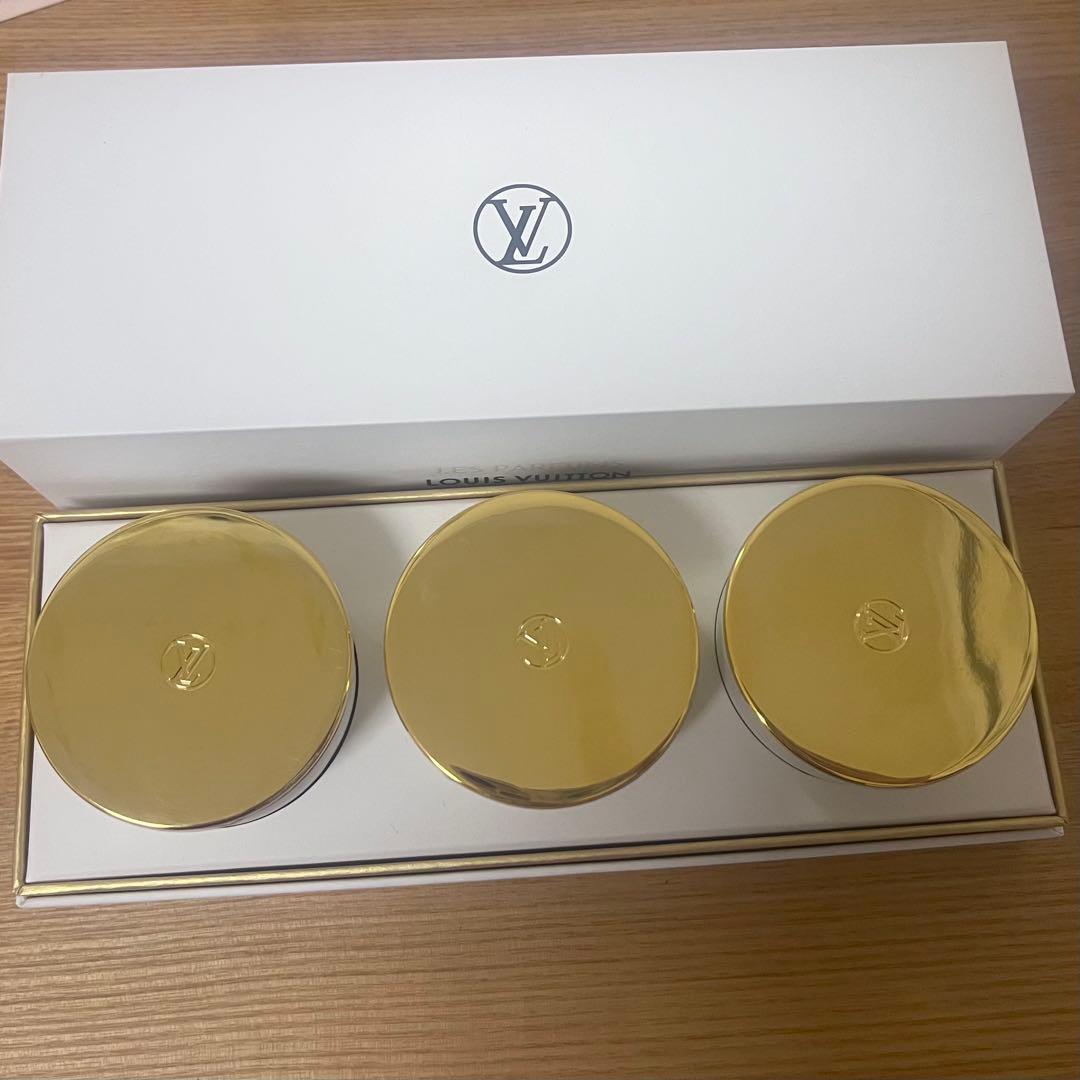 LOUIS VUITTON ルイヴィトン　アロマミニキャンドル 3個セット