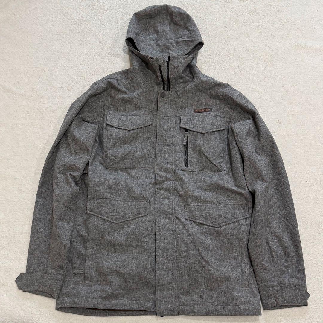 バートン MB COVERT JK サーモライト ドライライド 総柄 グレー L