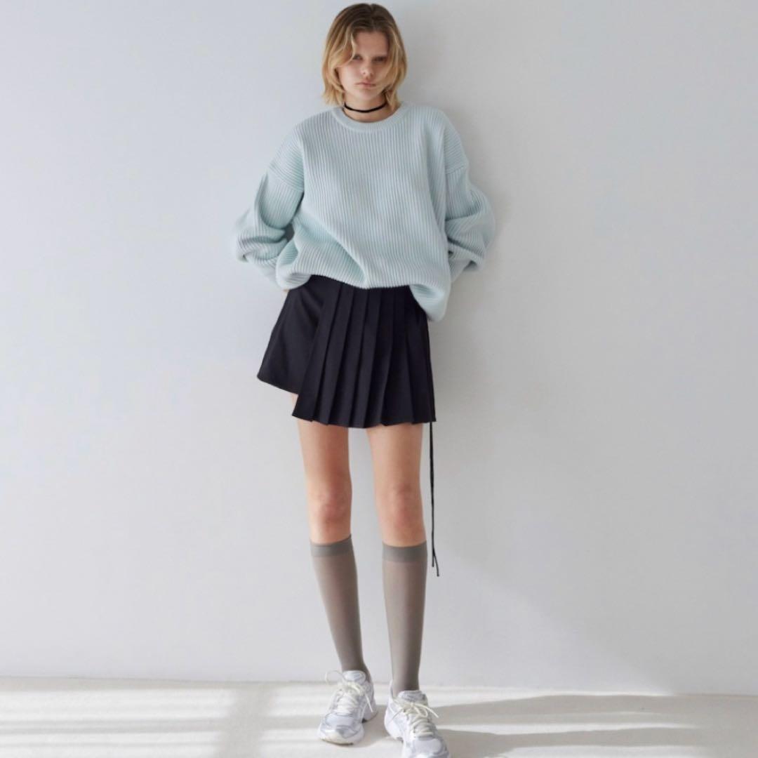 searoomlynnソフトハードニットプルオーバー ペールブルー - メルカリ