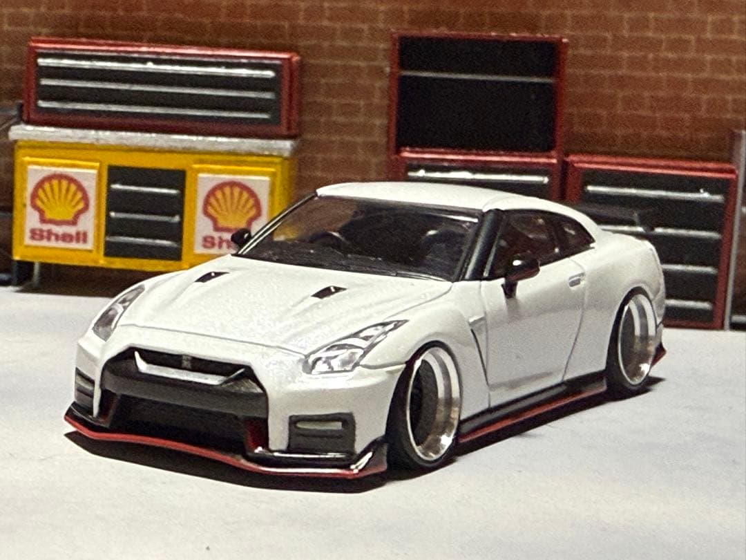 京商 1/64 NISSAN GT-R ニスモ 深リムホイール改