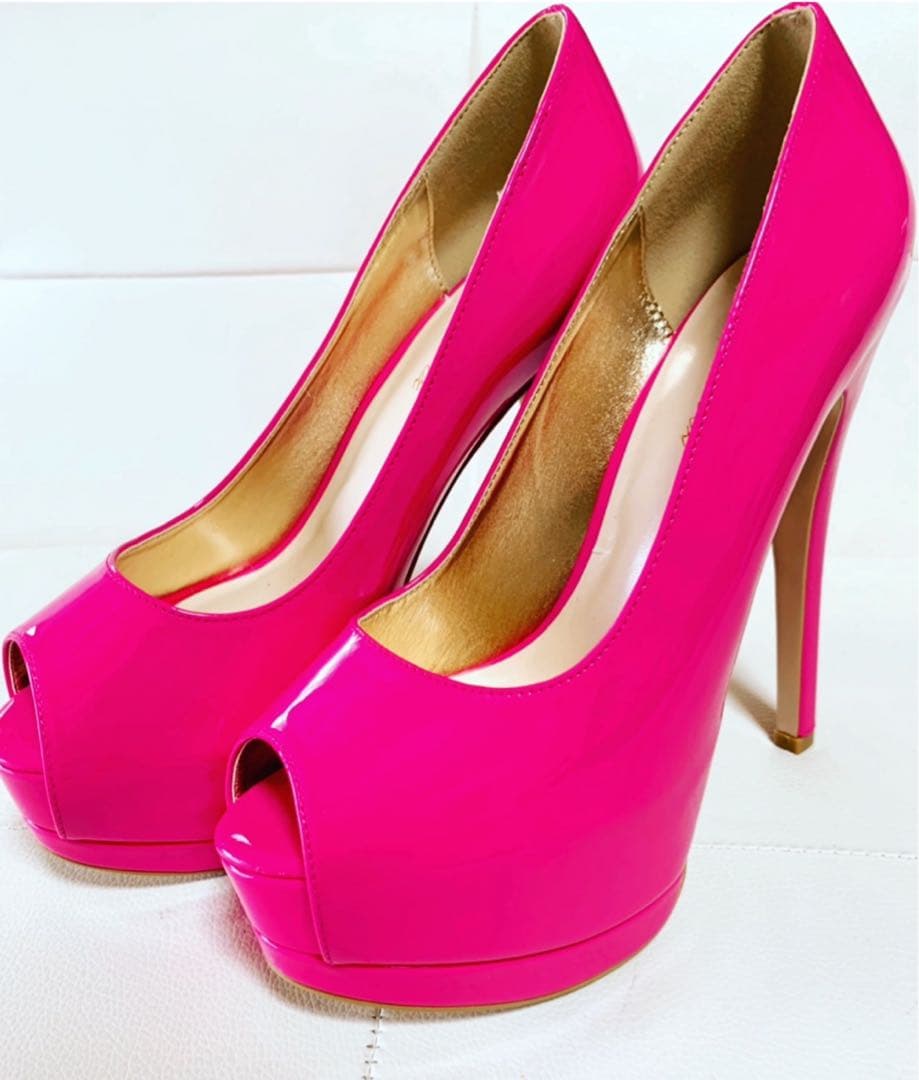 EmiriaWiz♡ピンクオープントゥハイヒール♡