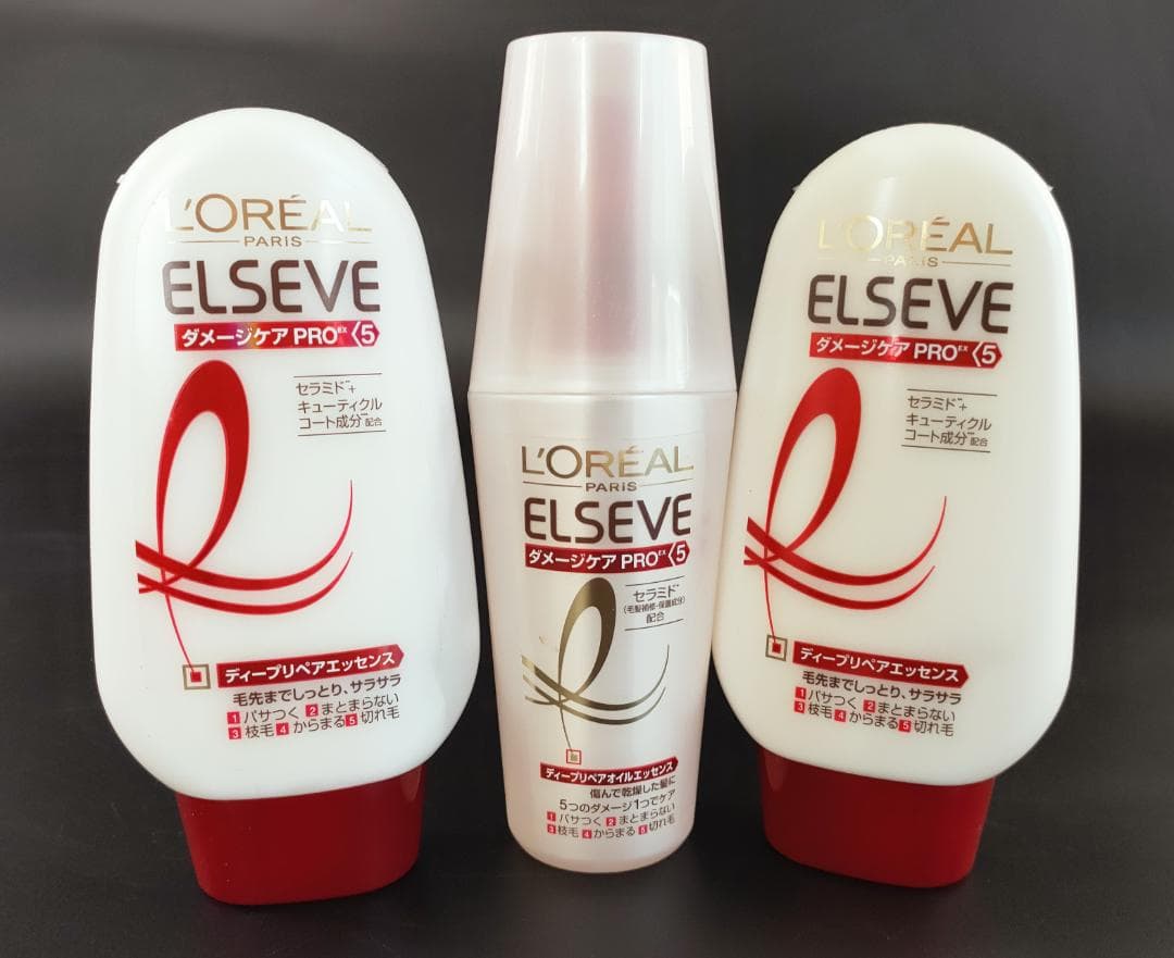 ロレアルパリ エルセーヴ トリートメント 3点 ディープリペアエッセンス