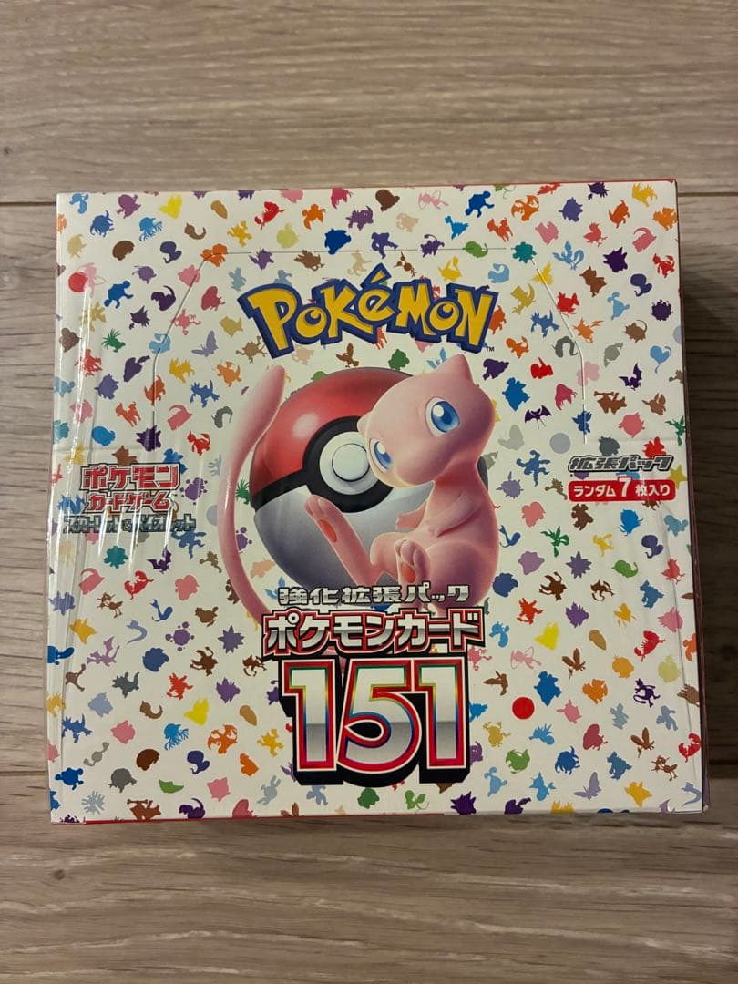 ポケモンカード 151 ボックス　シュリンク付