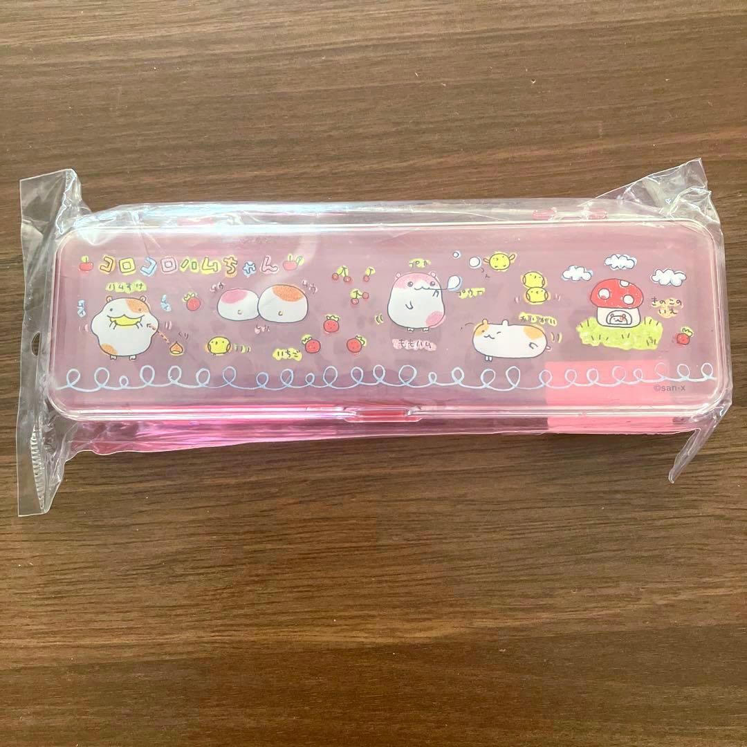 未開封品 平成 レトロ サンエックス コロコロハムちゃん ペンケース