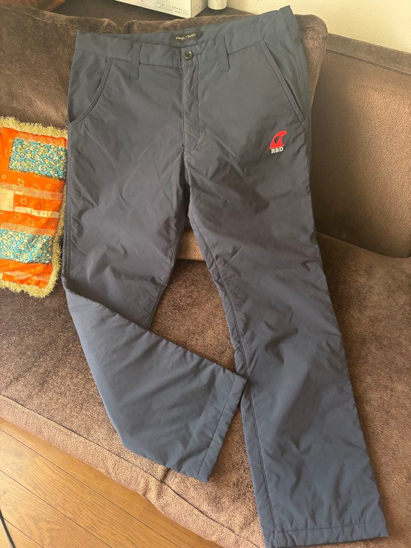 ラストセールrough swell 防寒ゴルフパンツ L ネイビー RSD rough&swell［ラフアンドスウェル］61 SPIKE/中綿キルティングパンツ