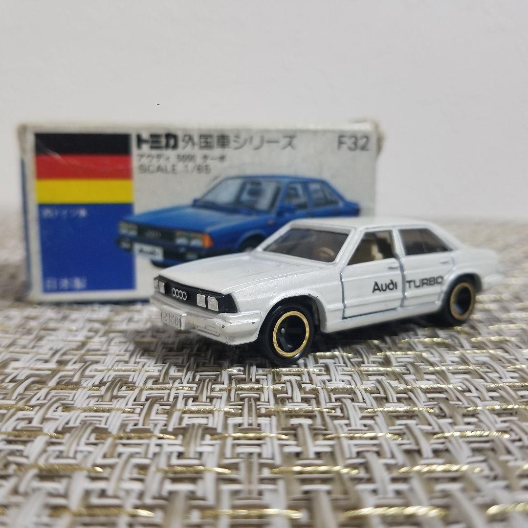 トミカ　青箱　No.F32 アウディ 5000 ターボ　日本製 トミカ 青箱 No.F32 アウディ 5000 ターボ 日本製 - メルカリ
