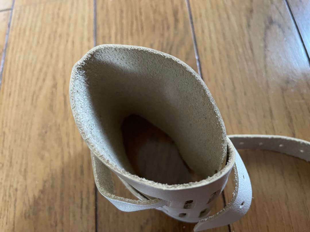 t*u様 マルジェラ本人期 レザーブレスレット （レアカラー）ホワイト