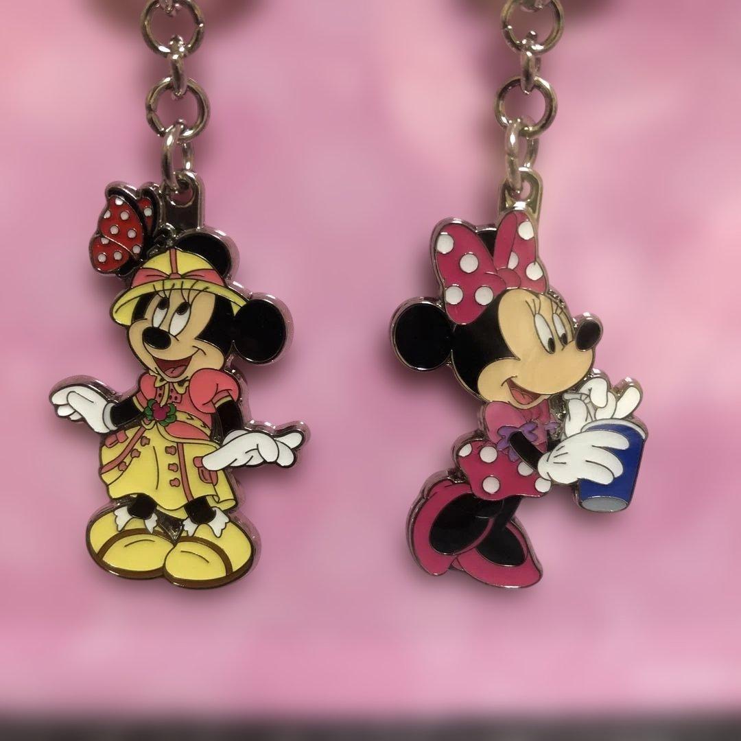 ディズニーリゾート ミニーちゃん キーチェーン4個 新品 - メルカリ
