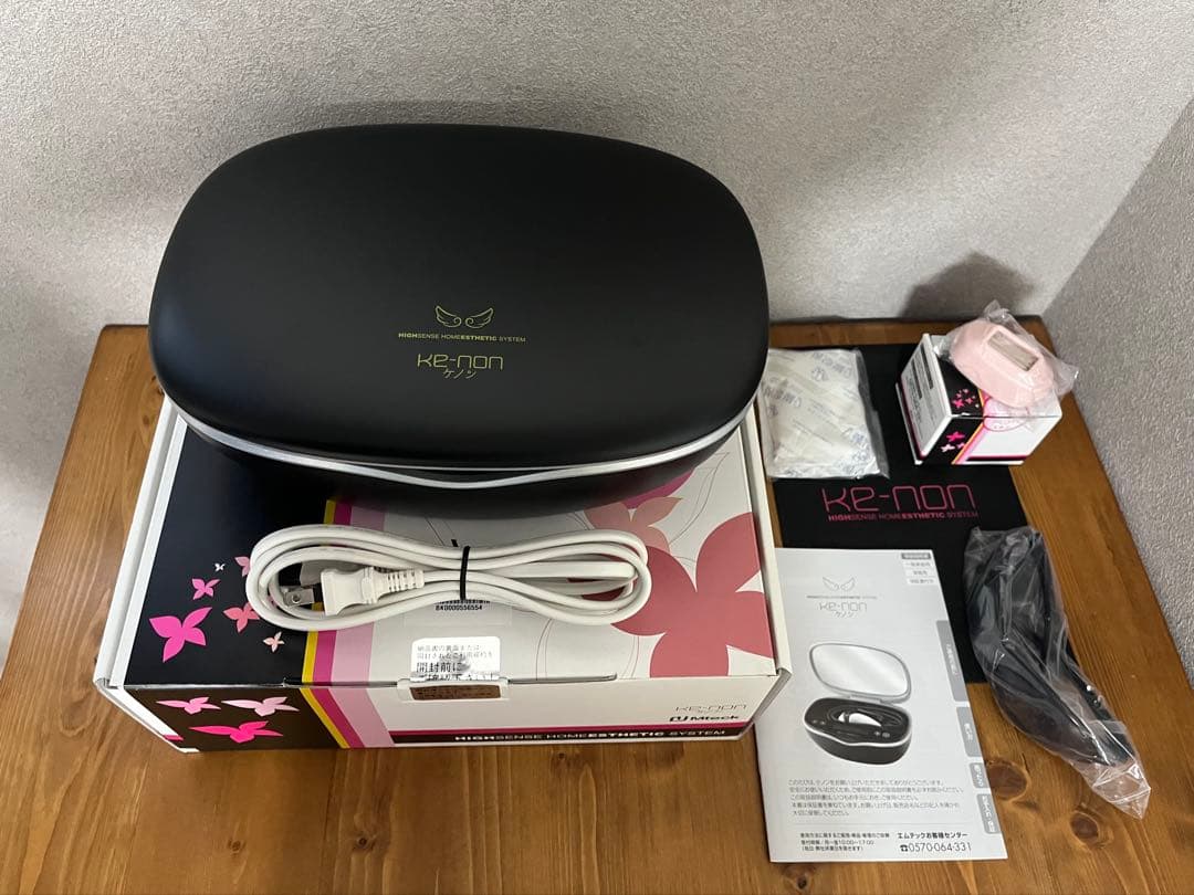 【美品未使用】ケノン　脱毛器Ver.8.6 ボーナスストア+5％【美品】ケノン Ver.8.6 カートリッジ2点 スーパー