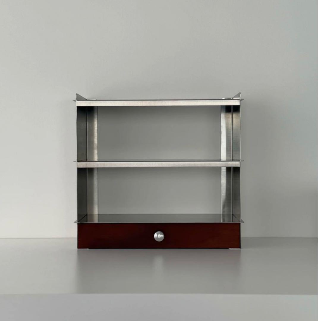 ART OF BLACK 木製引き出し付き ステンレス製 ラック CATEGORY ラック | ART OF BLACK