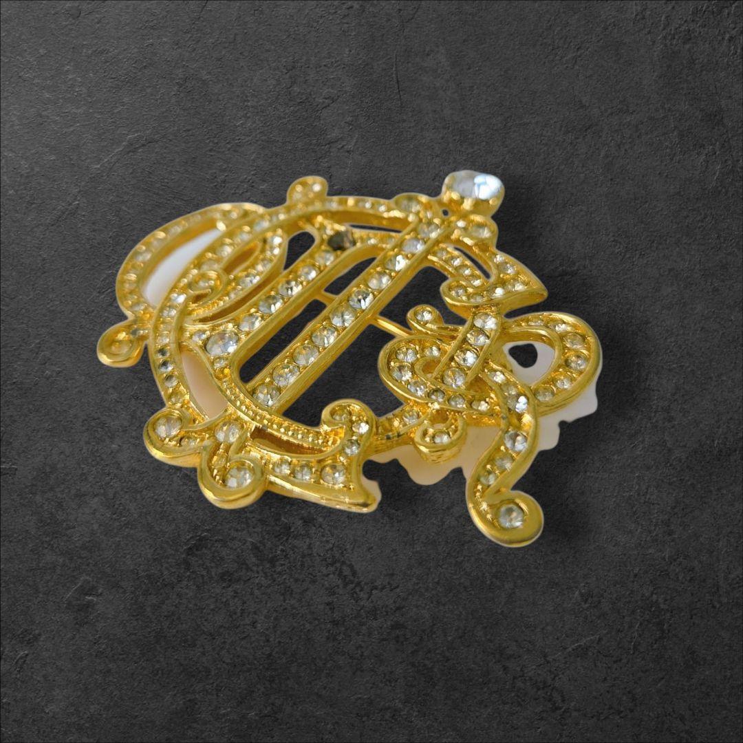 Christian Dior　Brooch Gold Vintage