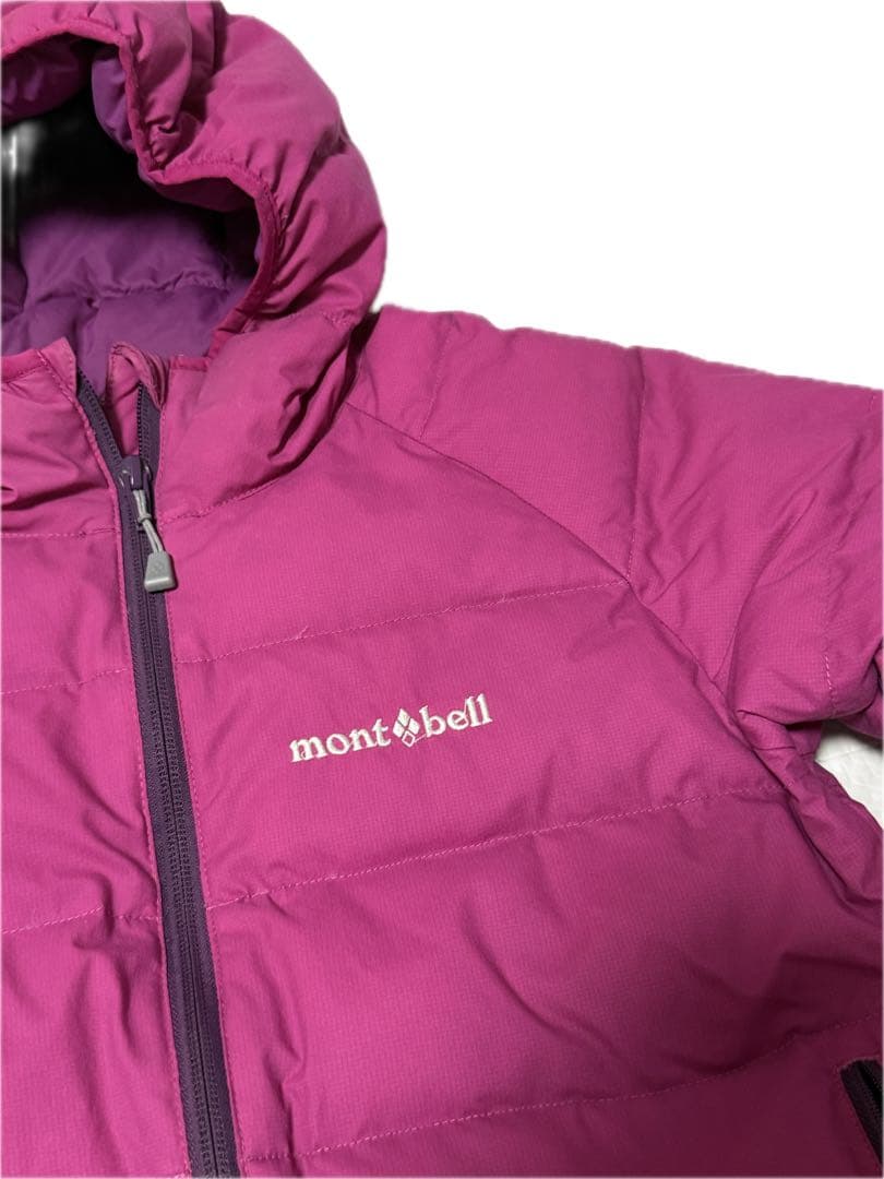N977 モンベル mont-bell ウインドストッパー ダウンパーカ 140 - メルカリ