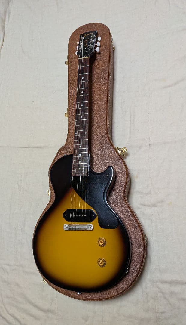 ギター Gibson Lespaul Jr Original Collection 1959 Gibson Les Paul Junior Double Cut Cherry W/original Alligator