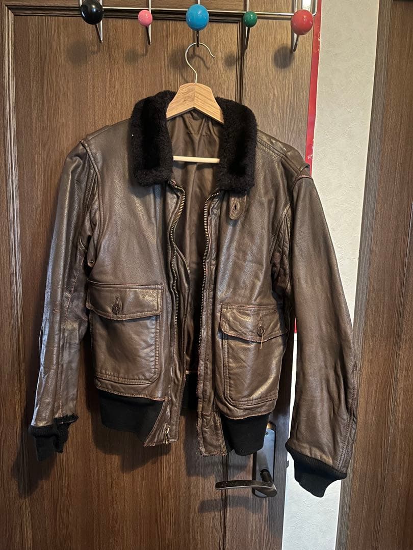 70s 米軍 U.S.NAVY G1 フライトジャケット実物USA製