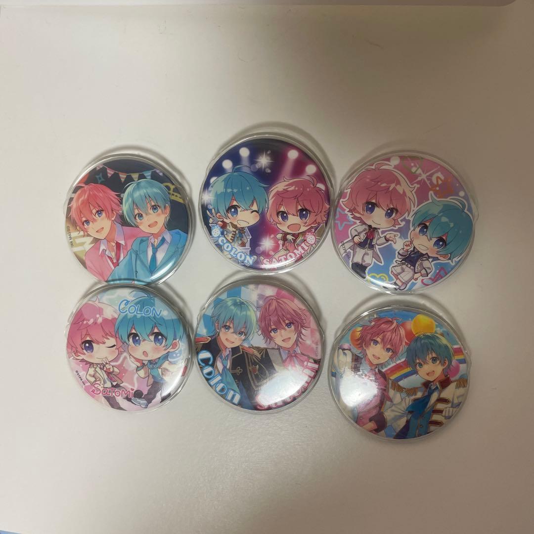 すとぷり さとみ ころん 缶バッチセット - メルカリ